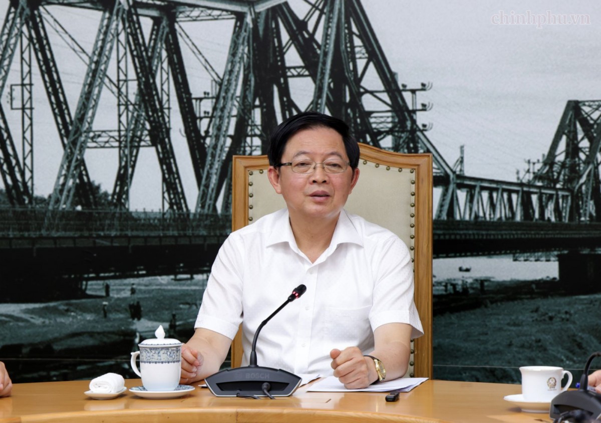 Phó Thủ tướng Hồ Quốc Dũng cơ bản thống nhất với chủ trương thành lập Khu Công nghệ cao tỉnh Hưng Yên. Ảnh: VGP.