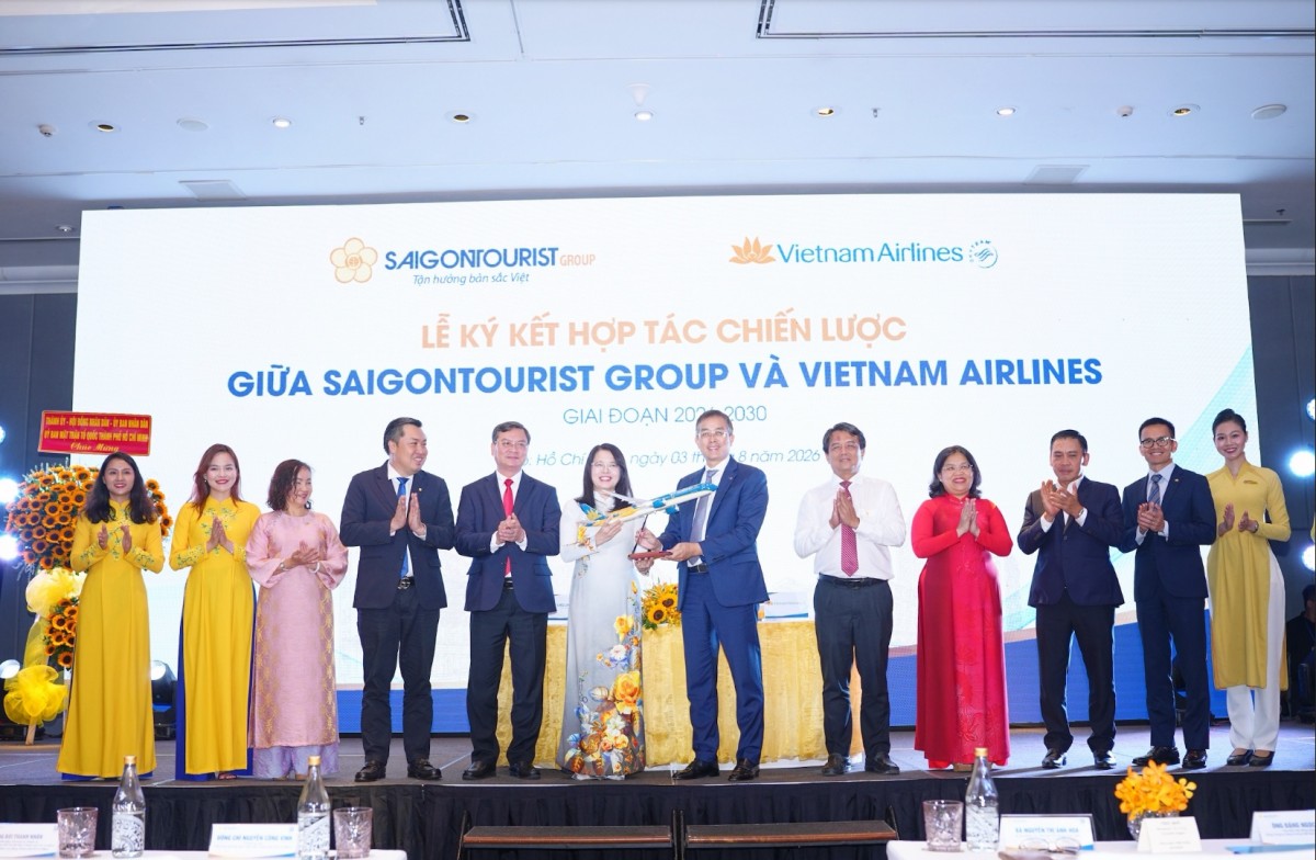 Vietnam Airlines và Saigontourist Group mở rộng hợp tác đến năm 2030