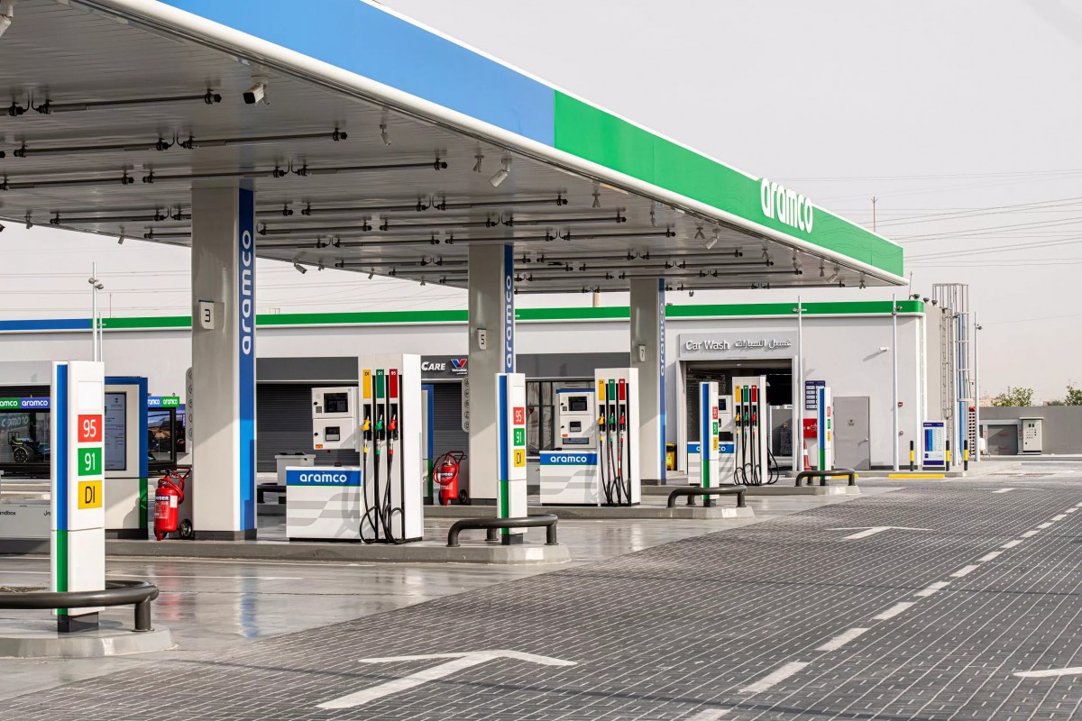 Một trạm xăng của Saudi Aramco. Ảnh: Saudi Aramco