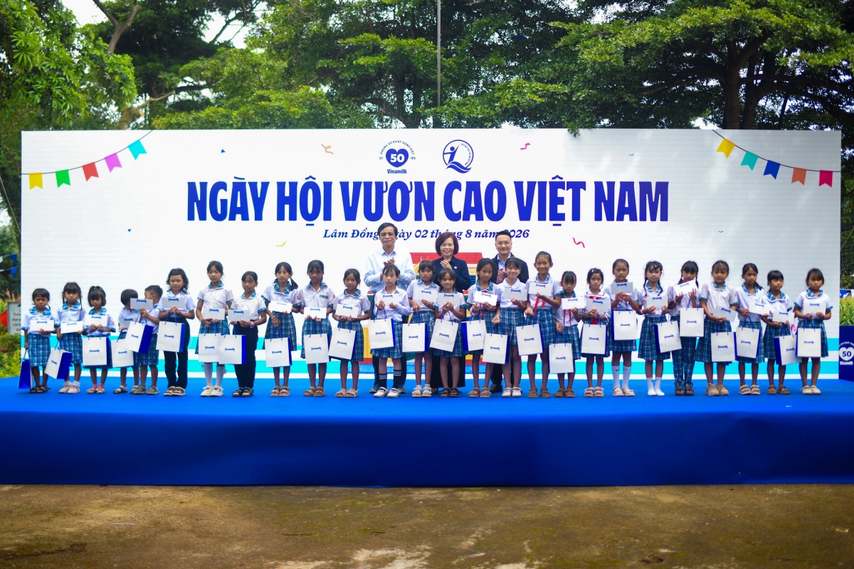 Hơn 500 học sinh vùng cao Lâm Đồng tham gia Ngày hội Vươn cao Việt Nam