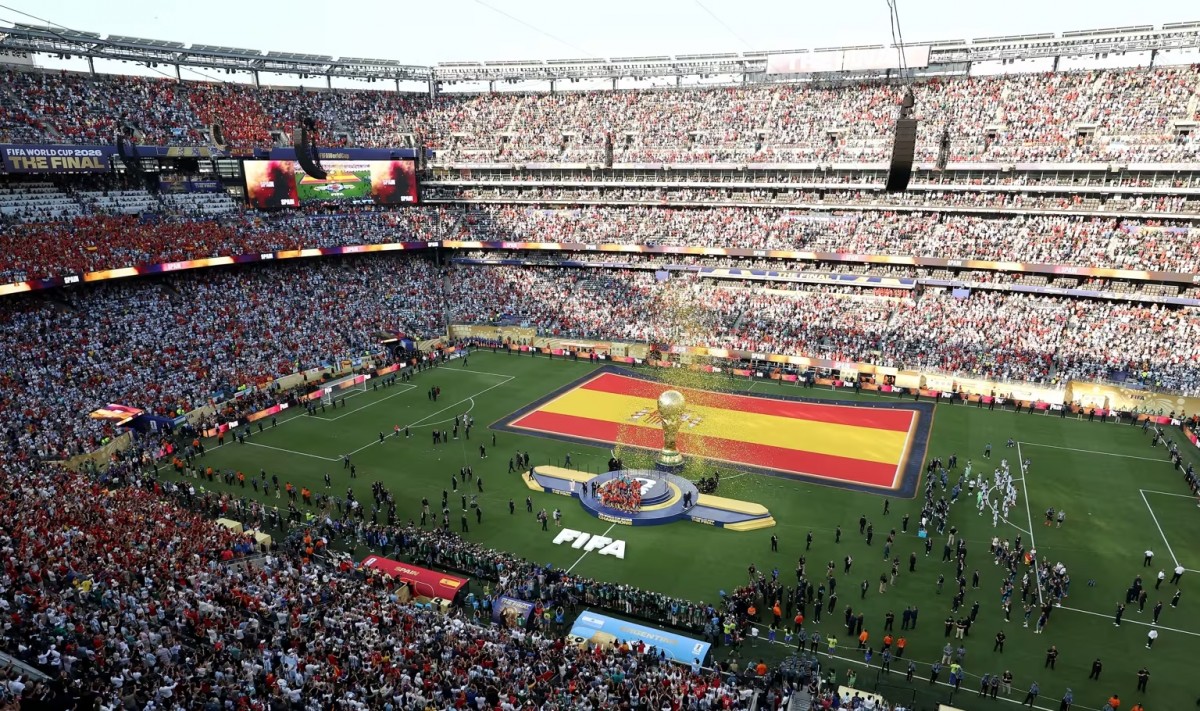 Sân vận động MetLife tại thành phố East Rutherford, bang New Jersey là nơi tổ chức trận Chung kết World Cup 2026 hôm 20/7. Ảnh: FIFA