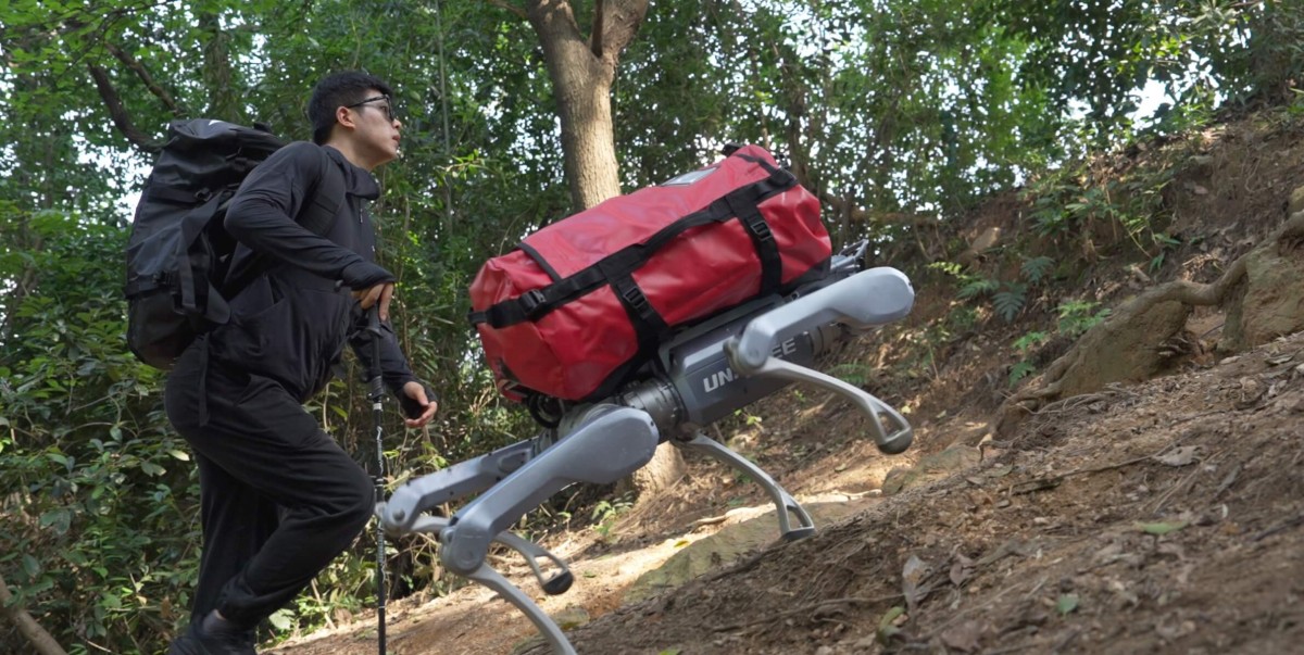 Robot bốn chân A2 của Unitree Robotics. Ảnh: Unitree Robotics