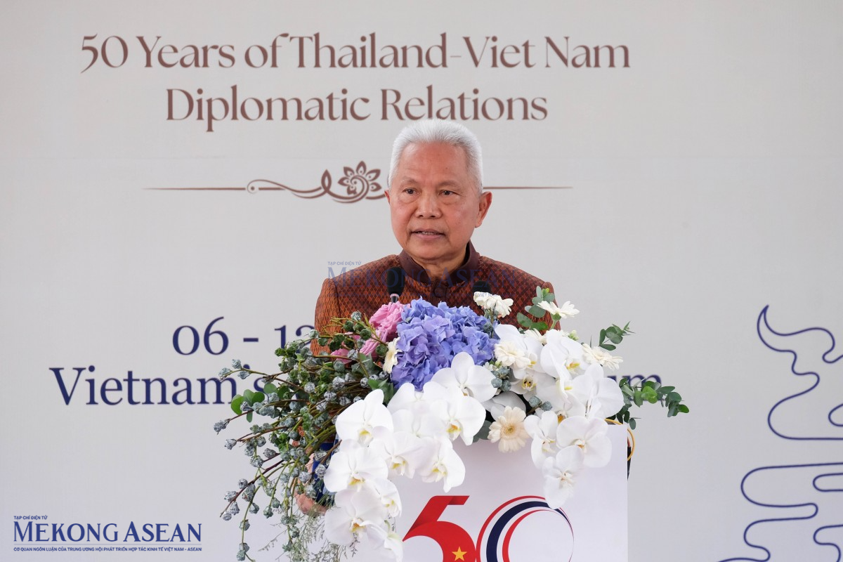 Chủ tịch Quốc hội kiêm Chủ tịch Hạ viện Thái Lan Sophon Zaram. Ảnh: Tùng Dương/Mekong ASEAN