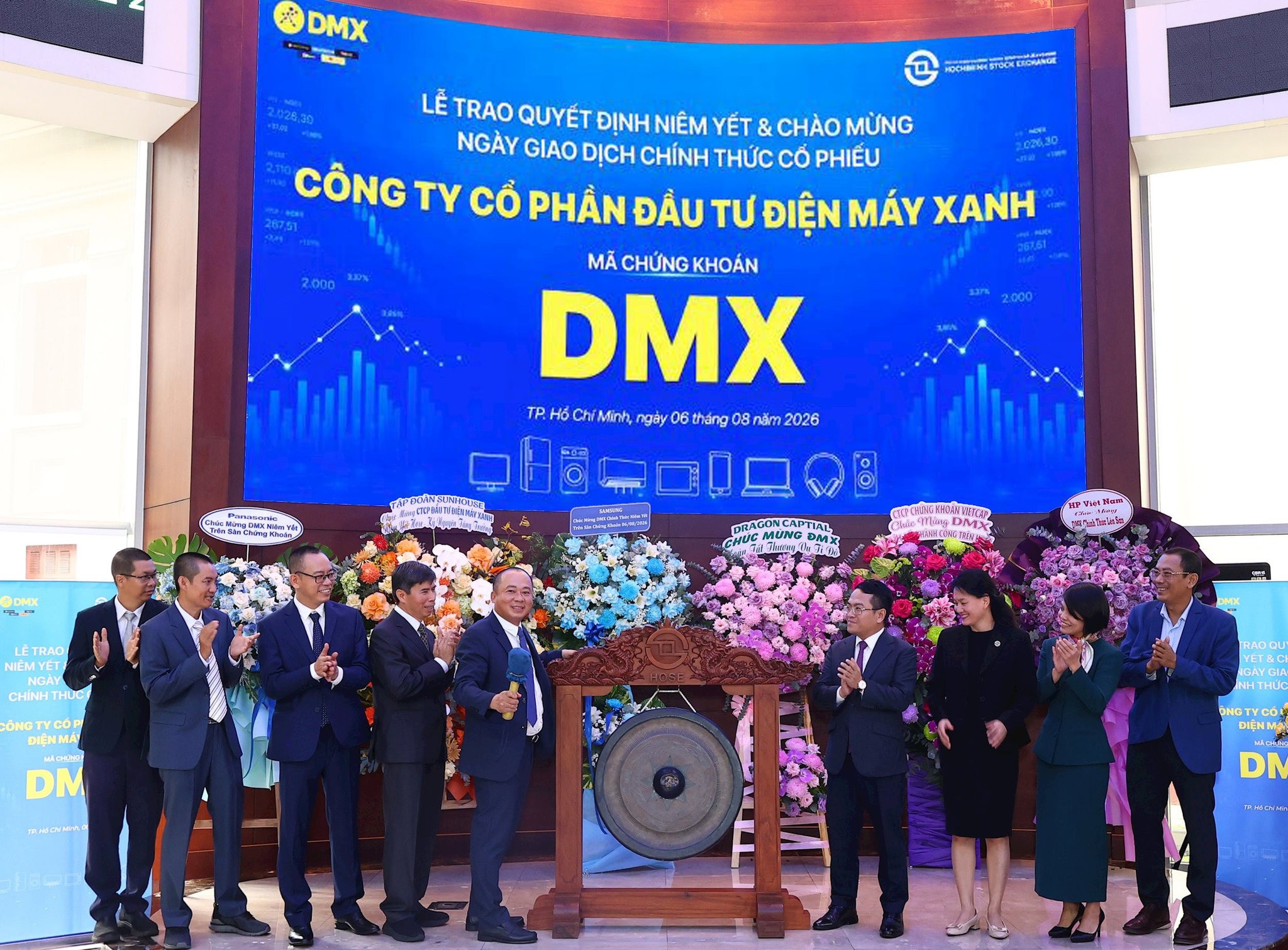 Điện Máy Xanh chính thức đưa hơn 1,26 tỷ cổ phiếu lên sàn HoSE
