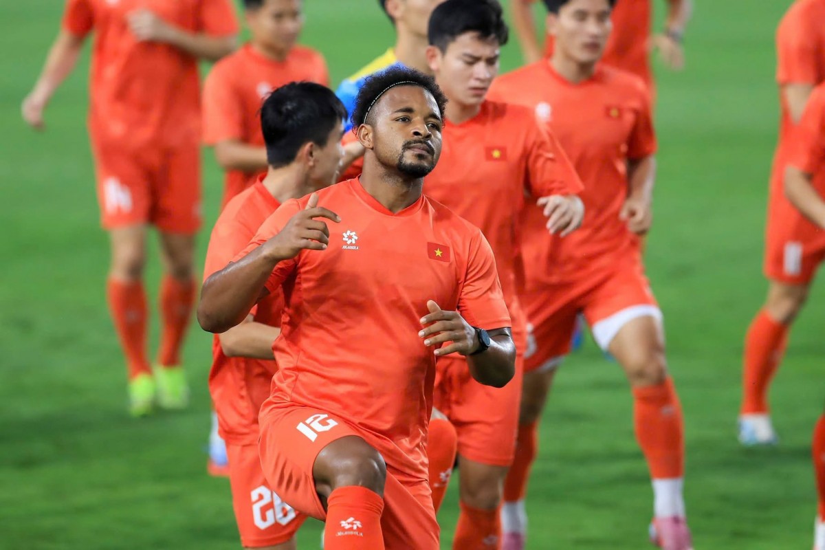 Nguyễn Xuân Son là người ghi bàn ấn định thắng lợi 3-0 cho Việt Nam ở trận gặp Indonesia hôm 3/8. Ảnh: Liên đoàn Bóng đá Việt Nam