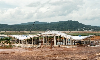 25.000 tấn thép dần định hình mái nhà ga T2 sân bay Phú Quốc