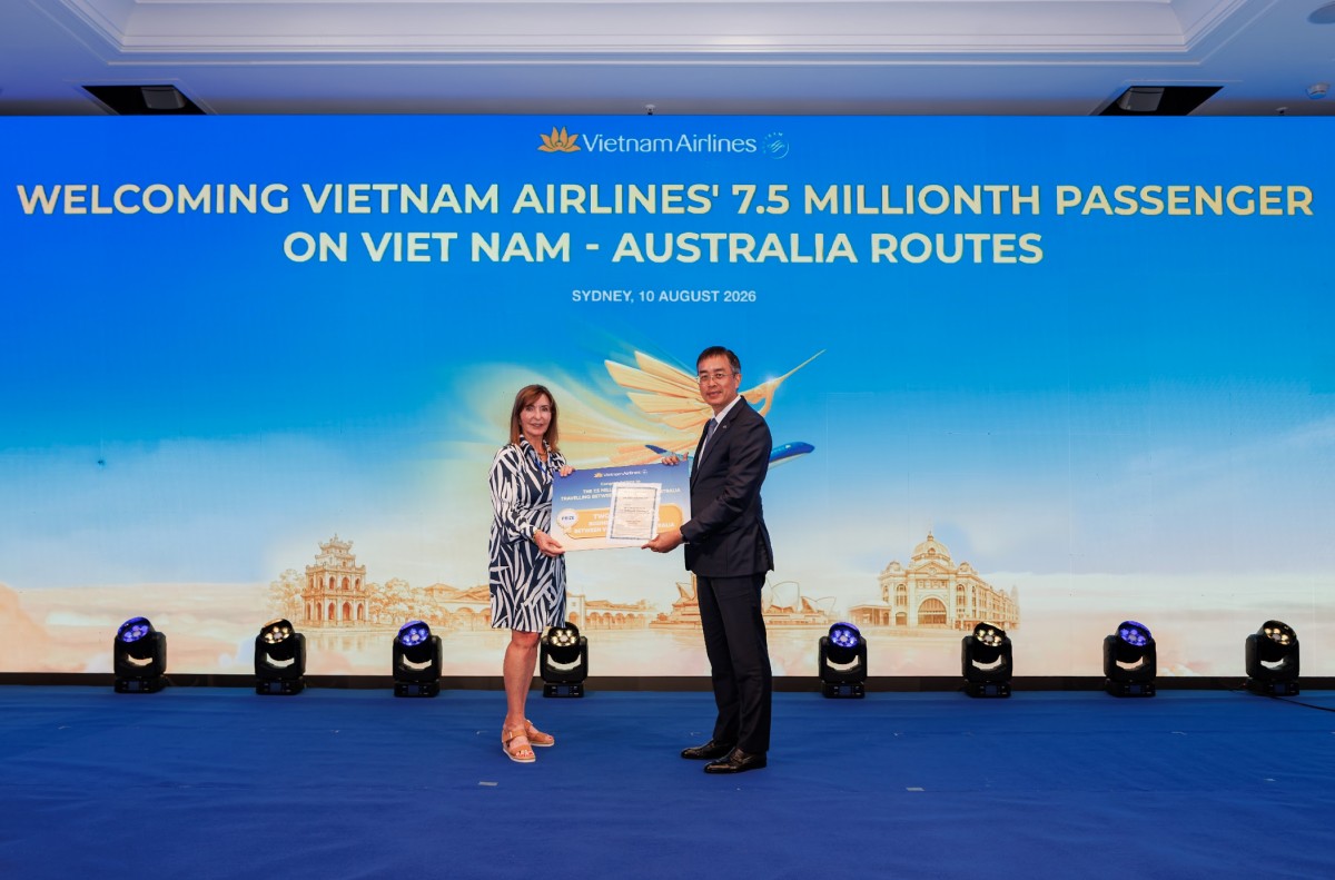 Vietnam Airlines kỷ niệm 35 năm đường bay Việt Nam – Australia