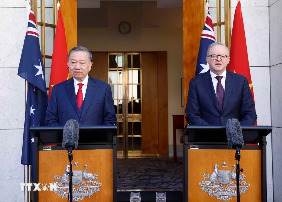 Tiếp tục đưa quan hệ Việt Nam - Australia lên tầm cao mới