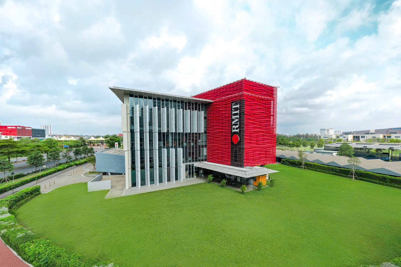 Khuôn viên cơ sở Nam Sài Gòn của trường Đại học RMIT Việt Nam. Ảnh: RMIT Việt Nam cung cấp