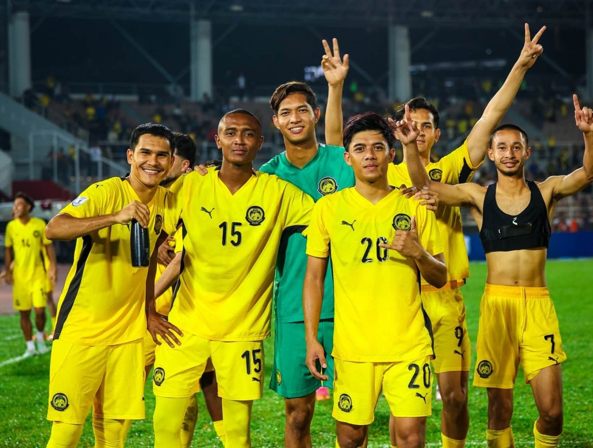 Tuyển Malaysia đứng nhì bảng B ASEAN Cup 2026 và sẽ gặp đội đứng nhất bảng A là Việt Nam ở Bán kết. Ảnh: FAM