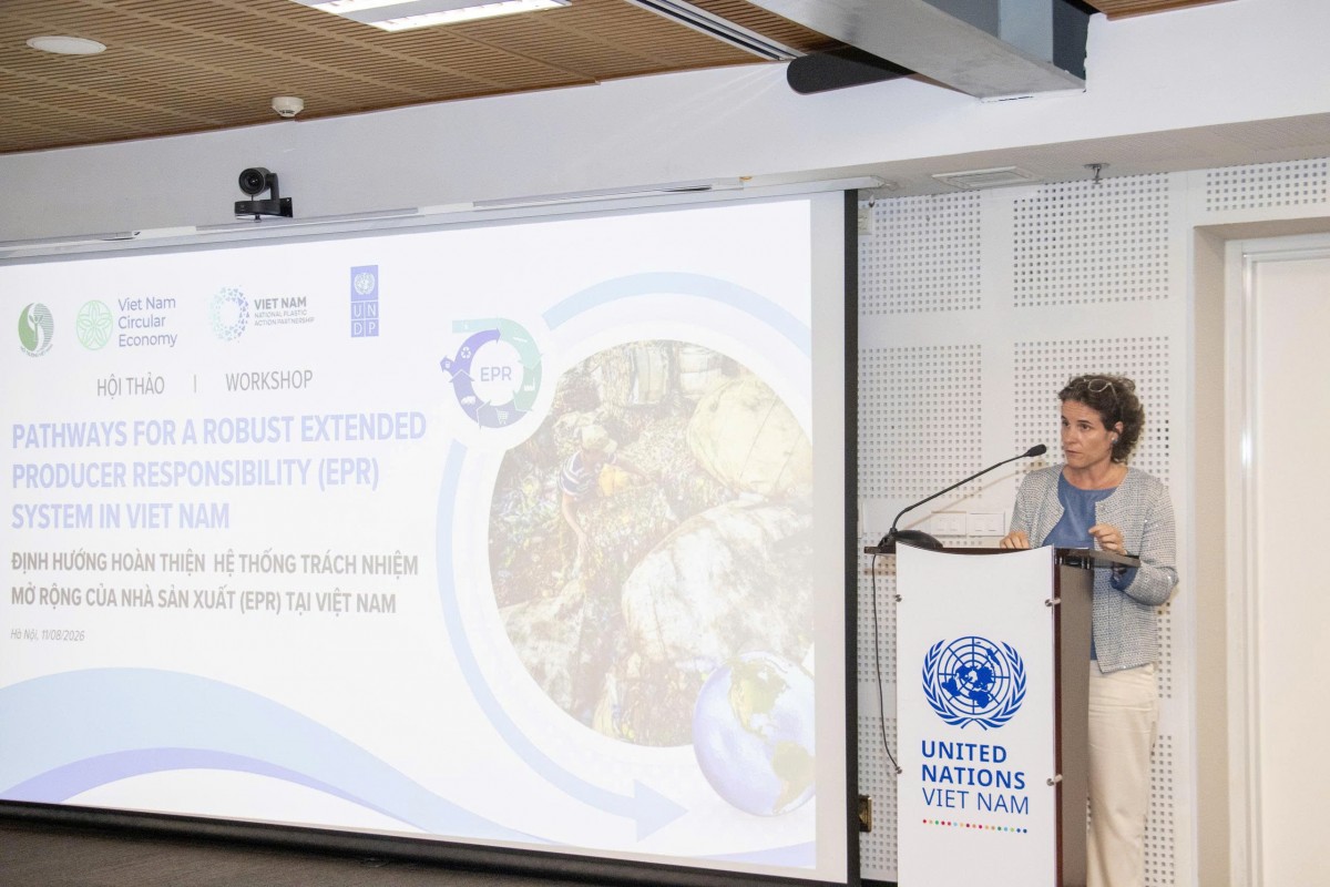 Bà Francesca Nardini, Phó Trưởng Đại diện Thường trú UNDP tại Việt Nam. Ảnh: UNDP