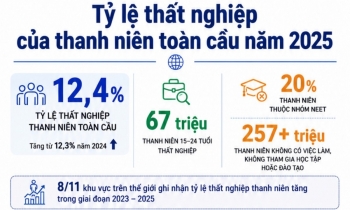 Báo cáo của ILO: Thanh niên toàn cầu mắc kẹt giữa việc làm thu hẹp và làn sóng AI