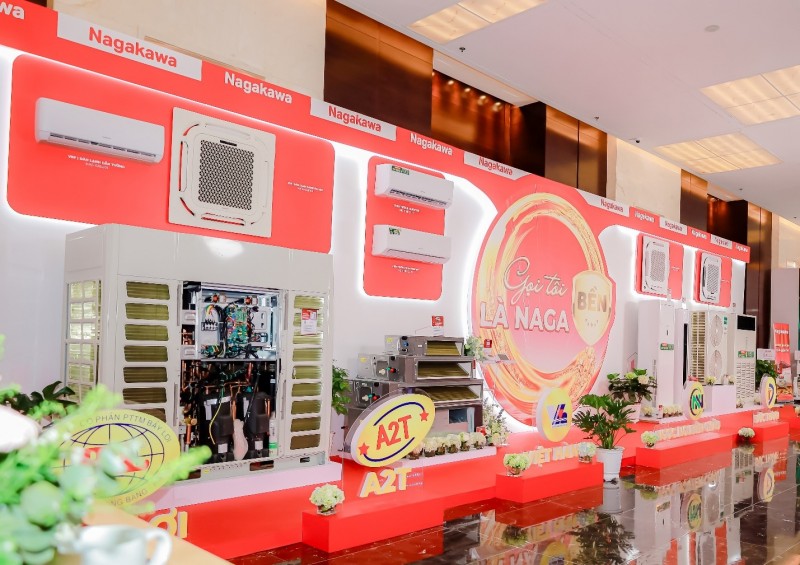 Tập đoàn Nagakawa là một trong những đơn vị sản xuất điện máy nội địa tiên phong từ năm 2002 với sản phẩm chủ lực là điều hòa không khí. Ảnh: Nagakawa.