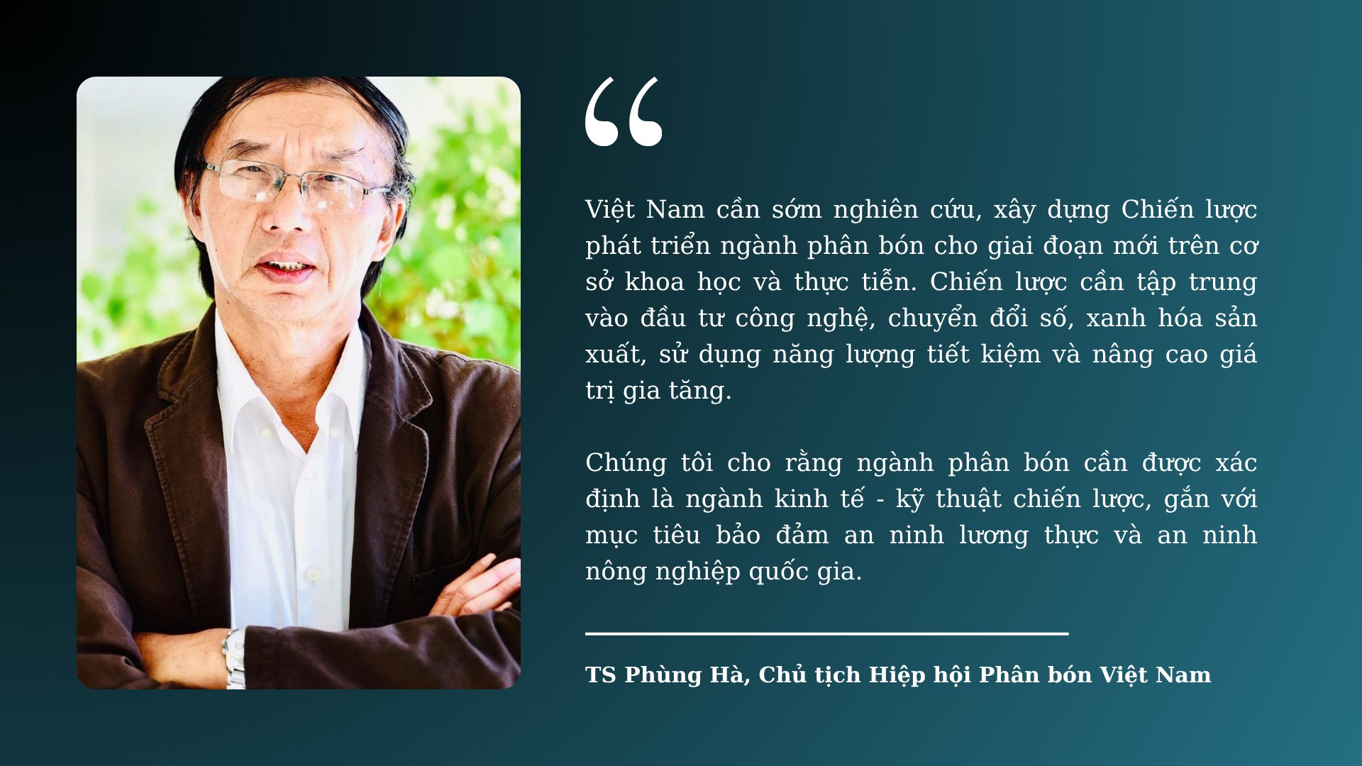 Ngành phân bón cần chiến lược mới để nâng cao năng lực cạnh tranh