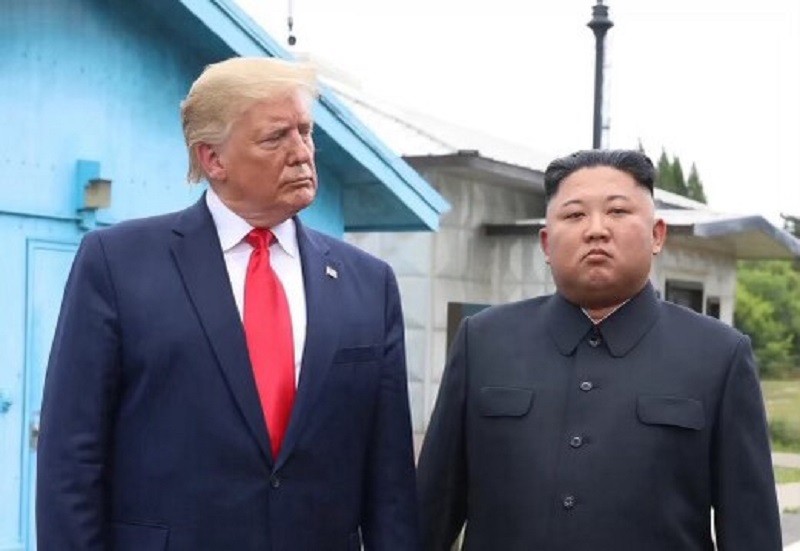 Tổng thống Mỹ Donald Trump và nhà lãnh đạo Triều Tiên Kim Jong Un. Ảnh: Truth Social/ @realDonaldTrump (tài khoản Truth Social của ông Trump)