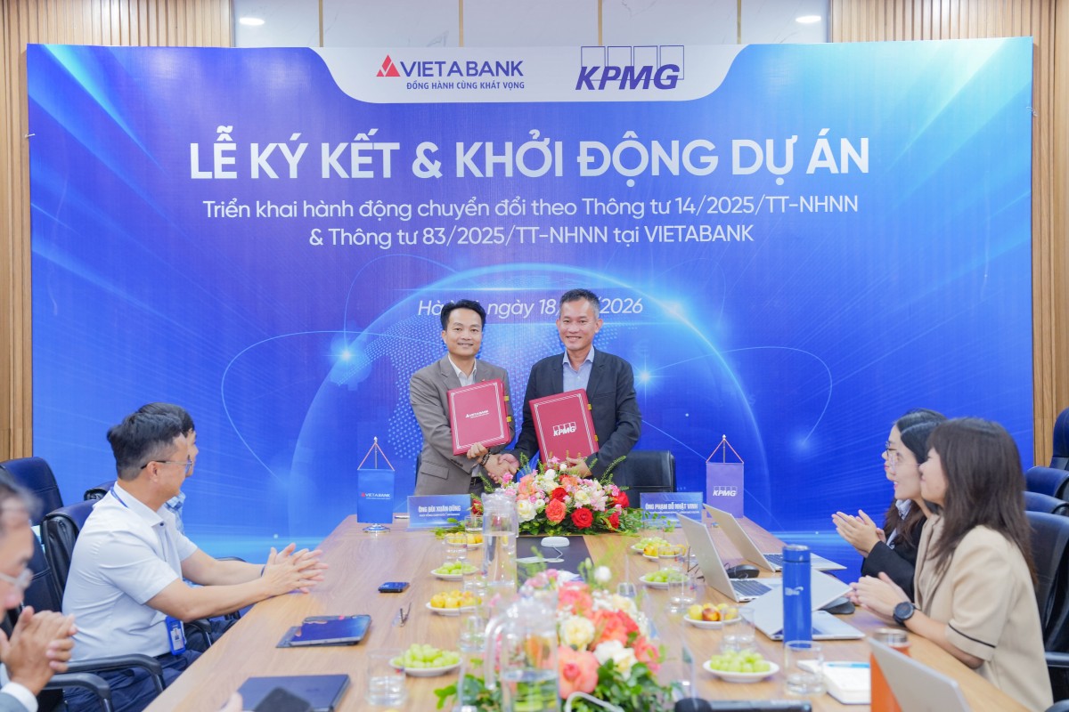 VietABank hợp tác KPMG triển khai yêu cầu mới về quản trị ngân hàng