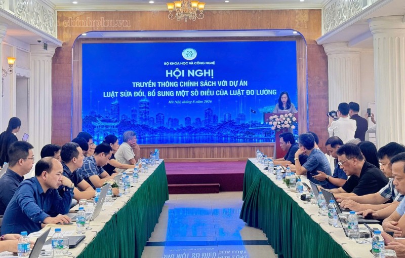 Hội nghị truyền thông chính sách đối với dự án Luật sửa đổi, bổ sung một số điều của Luật Đo lường