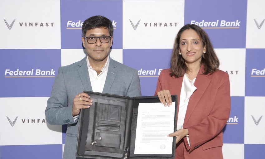 Federal Bank sẽ tài trợ vốn cho chuỗi đại lý VinFast tại Ấn Độ