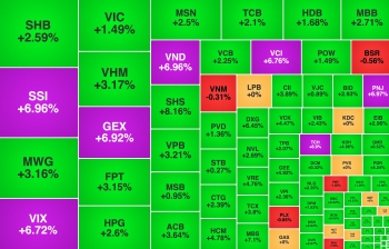 Chứng khoán Việt Nam kết tuần rực rỡ