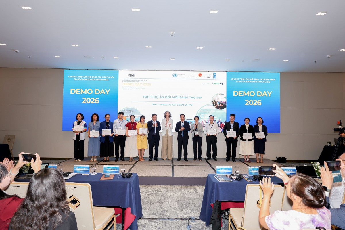 Các giải pháp được lựa chọn tại InnoEx 2026. Ảnh: UNDP