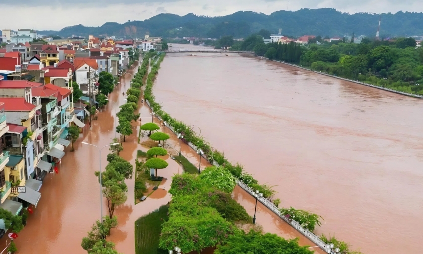 Dồn lực khắc phục ngập lụt diện rộng tại Bắc Bộ do ảnh hưởng bởi bão số 4