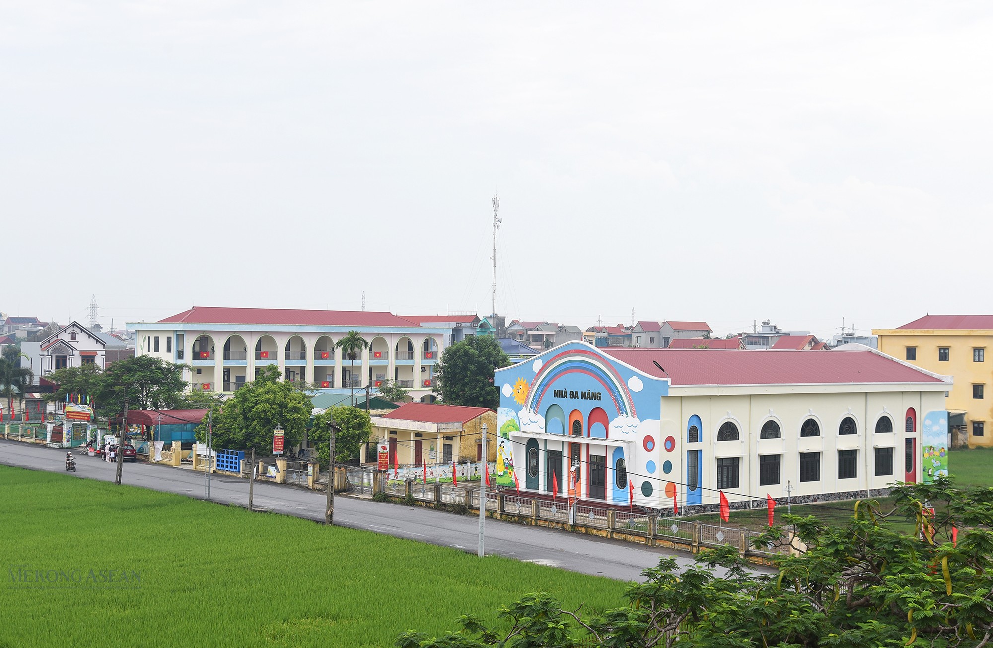 Các trường học trên địa bàn xã Vĩnh Lại đã sẵn sàng cho năm học mới. Ảnh: Phùng Nguyện.