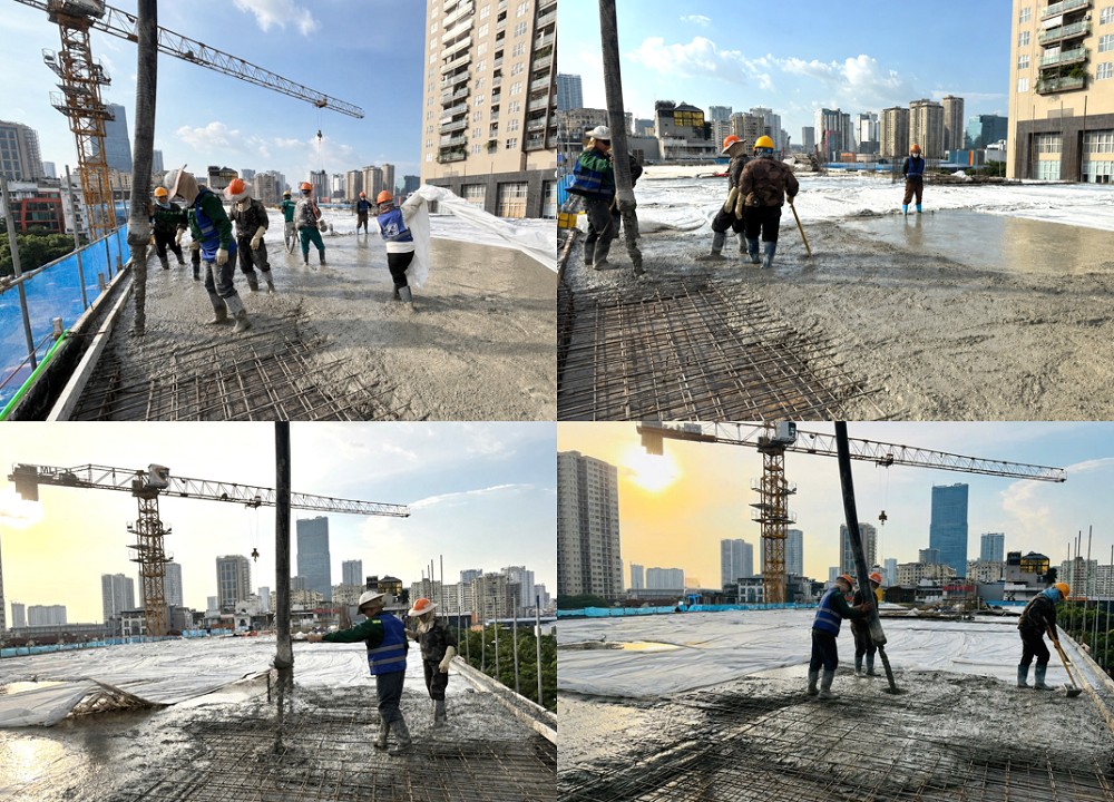 Công trình trường học tại Tổ hợp Times Square Hà Nội chính thức cất nóc