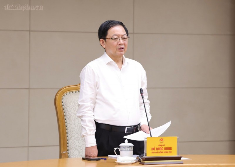 Phó Thủ tướng Hồ Quốc Dũng yêu cầu các bộ, ngành, cơ quan liên quan sau cuộc họp triển khai ngay những nhiệm vụ được giao, với tinh thần quyết liệt hơn, khẩn trương hơn