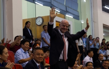 Chủ tịch FIFA ấn tượng trước cảnh Việt Nam ăn mừng chức vô địch