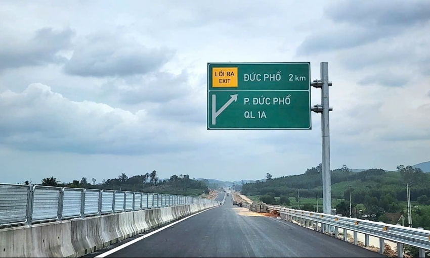 Hoàn thành dự án cao tốc Quảng Ngãi - Hoài Nhơn trong năm 2026