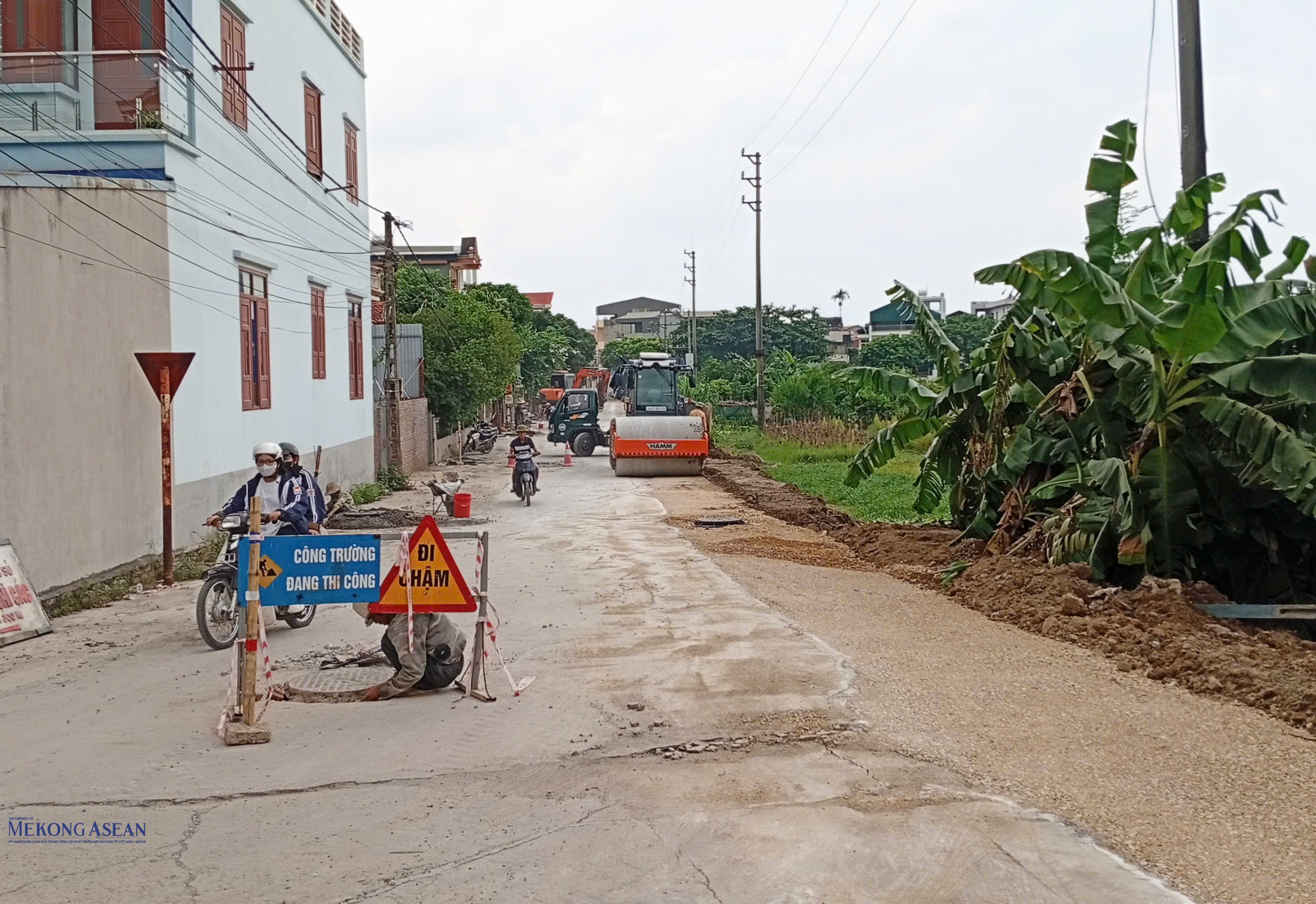 Triển khai thi công tại một dự án ở địa bàn phường Việt Hòa. Ảnh: Phùng Nguyện. Triển khai thi công tại một dự án ở địa bàn phường Việt Hòa. Ảnh: Phùng Nguyện.