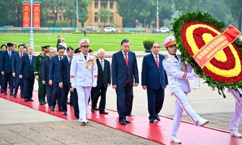 Lãnh đạo Đảng, Nhà nước vào Lăng viếng Chủ tịch Hồ Chí Minh dịp 2/9