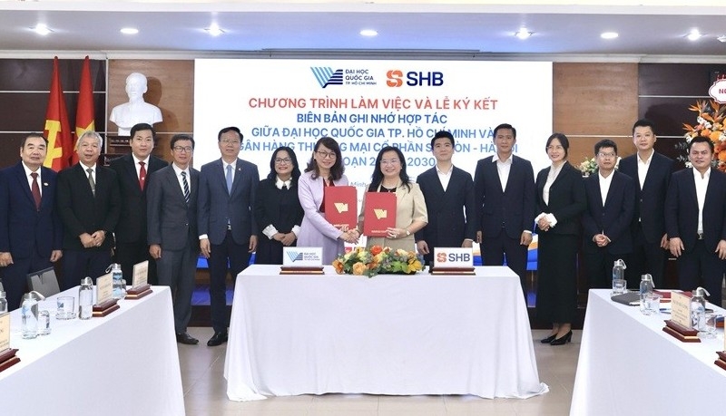 SHB và Đại học Quốc gia TP HCM mở rộng hợp tác trong đào tạo và nghiên cứu