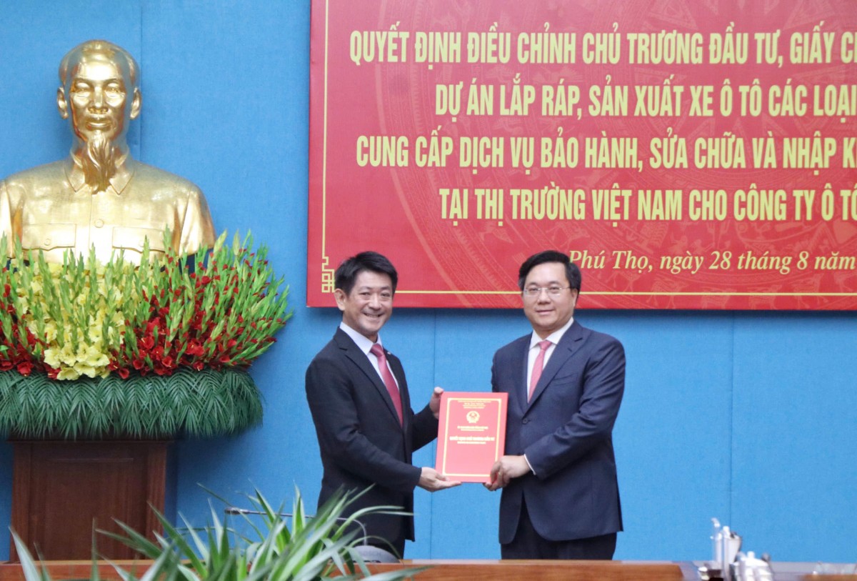 Toyota Việt Nam tăng vốn, mở rộng sản xuất xe điện hóa tại Phú Thọ