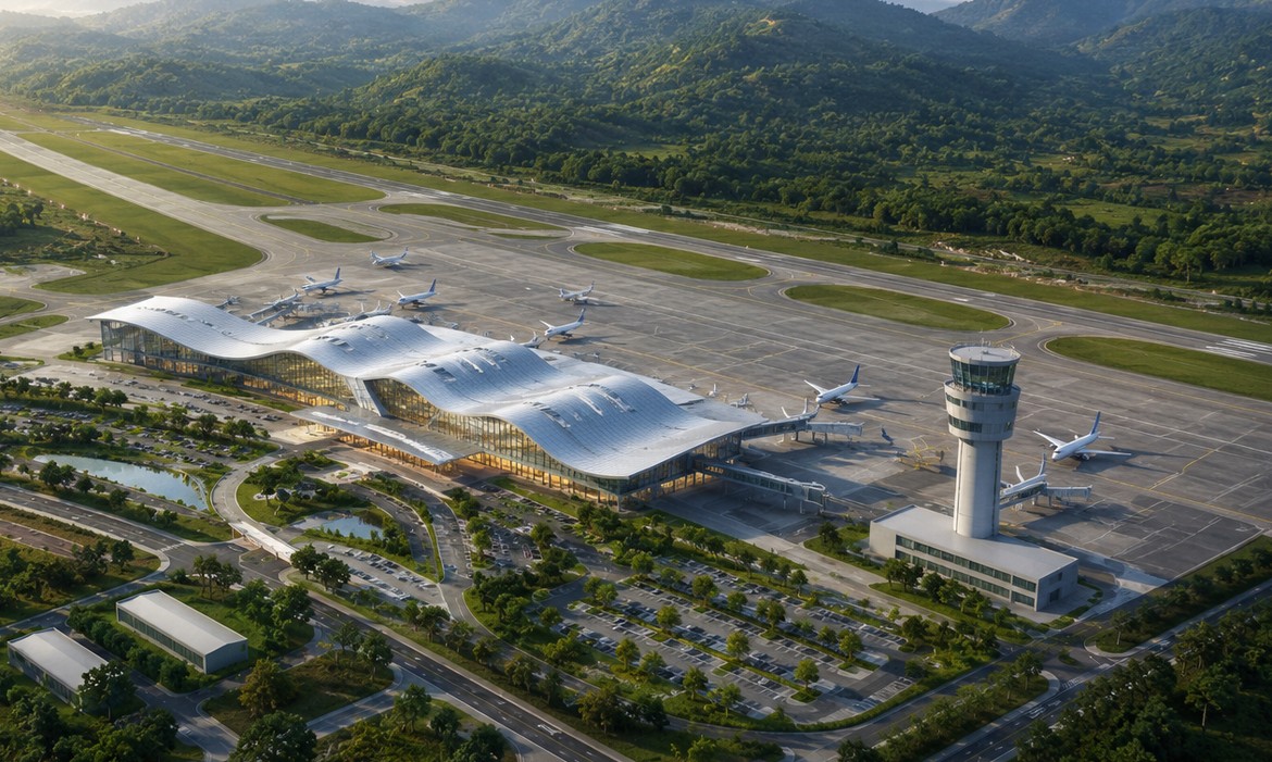 Sân bay Măng Đen sẽ đạt công suất 2,5 triệu khách/năm vào năm 2050