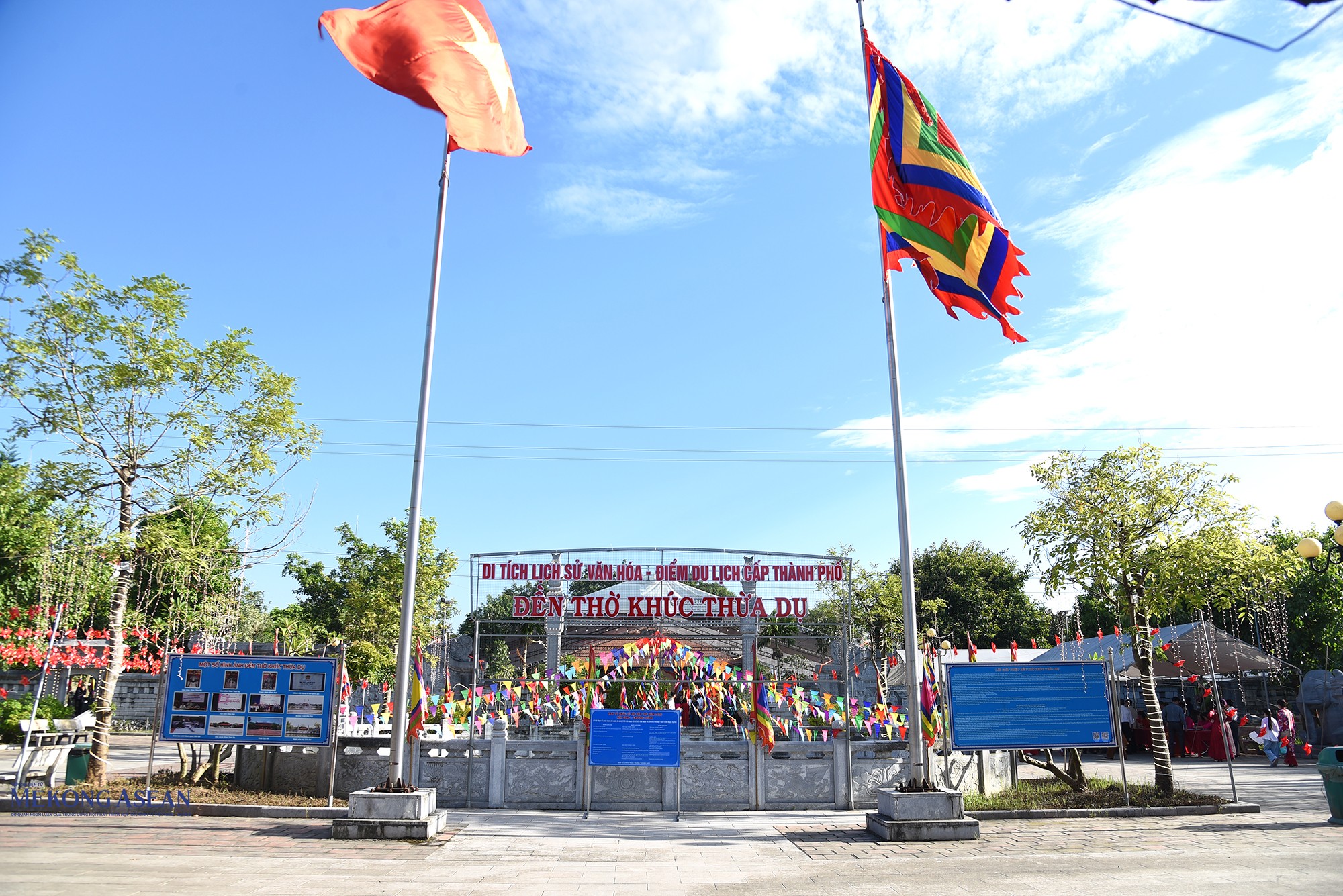Đền thờ Khúc Thừa Dụ tọa lạc tại thôn Cúc Bồ, xã Khúc Thừa Dụ, thành phố Hải Phòng. Ảnh: Lâm Hòa.