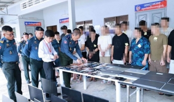 Campuchia phong tỏa hơn 300 triệu USD liên quan tội phạm mạng