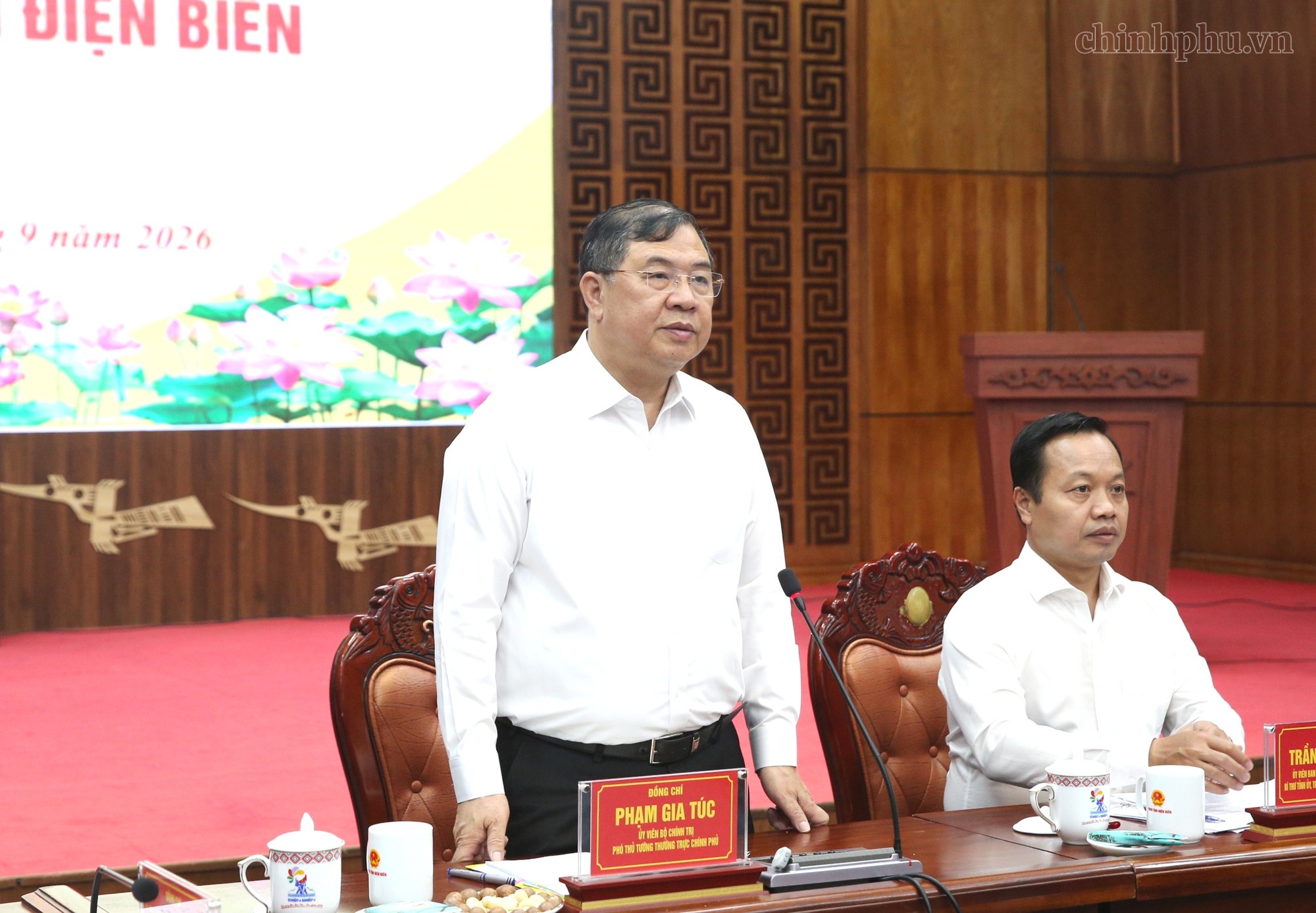 Phó Thủ tướng Thường trực Phạm Gia Túc phát biểu chỉ đạo tại buổi làm việc - Ảnh: VGP.