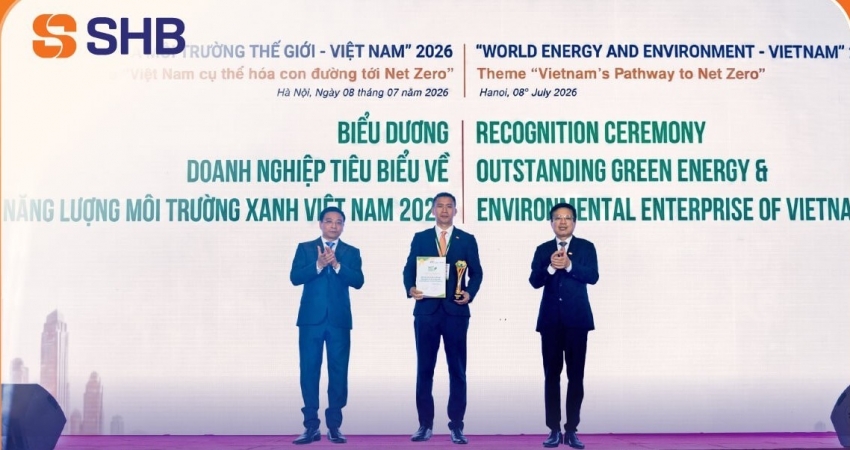 ​​​​​​​SHB lọt Top 10 doanh nghiệp tiêu biểu về năng lượng và môi trường xanh