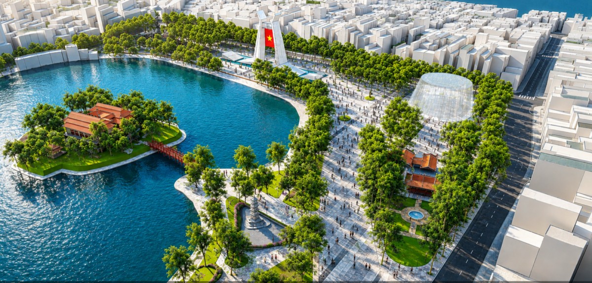 Hà Nội: Phối cảnh đề xuất tái thiết khu vực Hồ Hoàn Kiếm