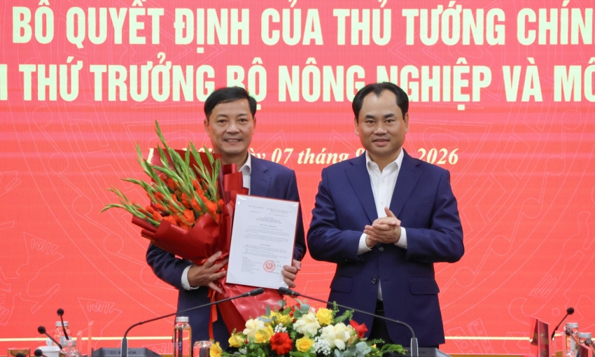 Ông Lê Trọng Yên giữ chức Thứ trưởng Bộ Nông nghiệp và Môi trường