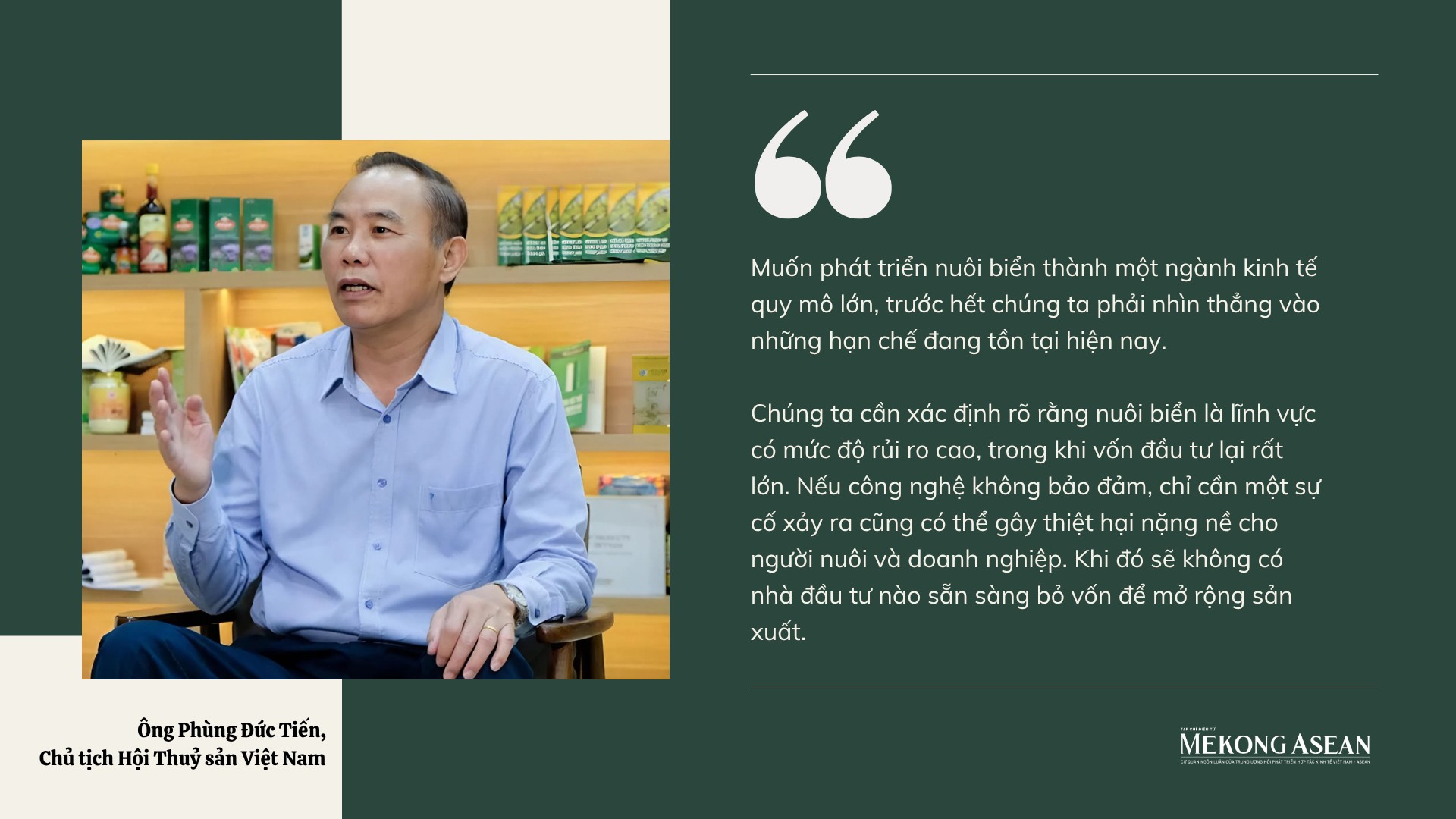Mở dư địa mới cho ngành thuỷ sản từ biển