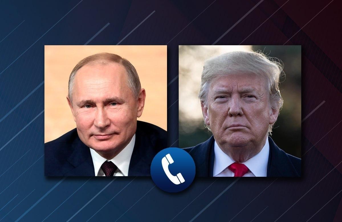 Tổng thống Nga Vladimir Putin và người đồng cấp Mỹ Donald Trump. Ảnh: Bộ Ngoại giao Nga