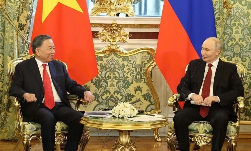 Việt Nam - Nga ra Tuyên bố chung về củng cố quan hệ trong giai đoạn mới