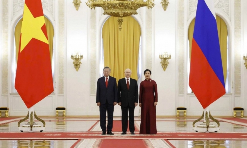 Tổng thống Nga Putin chủ trì Lễ đón Tổng Bí thư, Chủ tịch nước Tô Lâm
