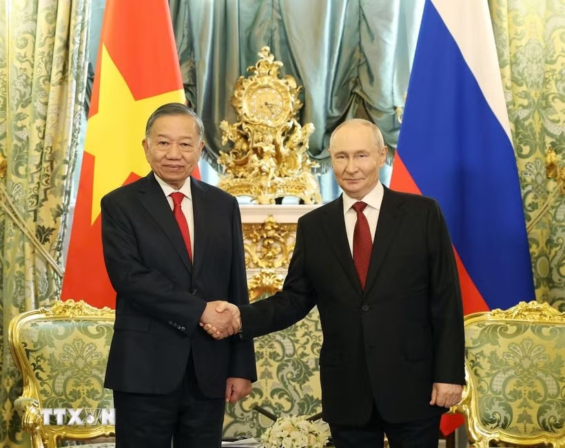 Tổng Bí thư, Chủ tịch nước Tô Lâm hội đàm với Tổng thống Nga Putin