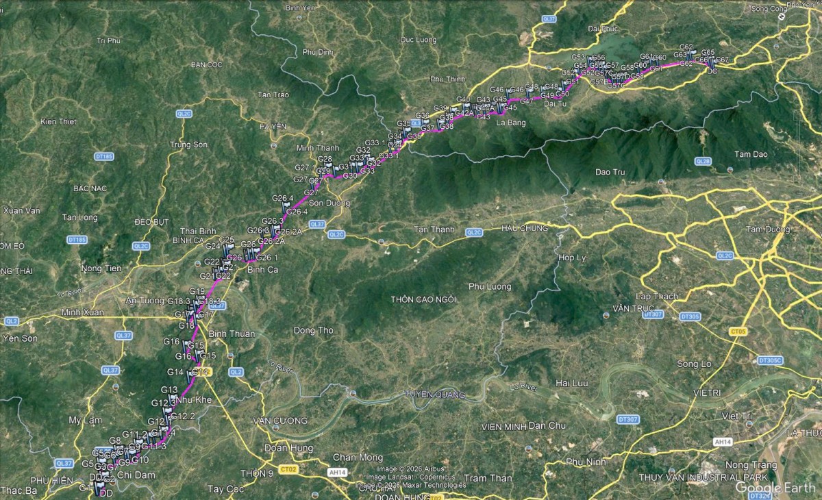 Phê duyệt dự án đường dây 500kV Thái Nguyên - Yên Bái hơn 4.500 tỷ đồng