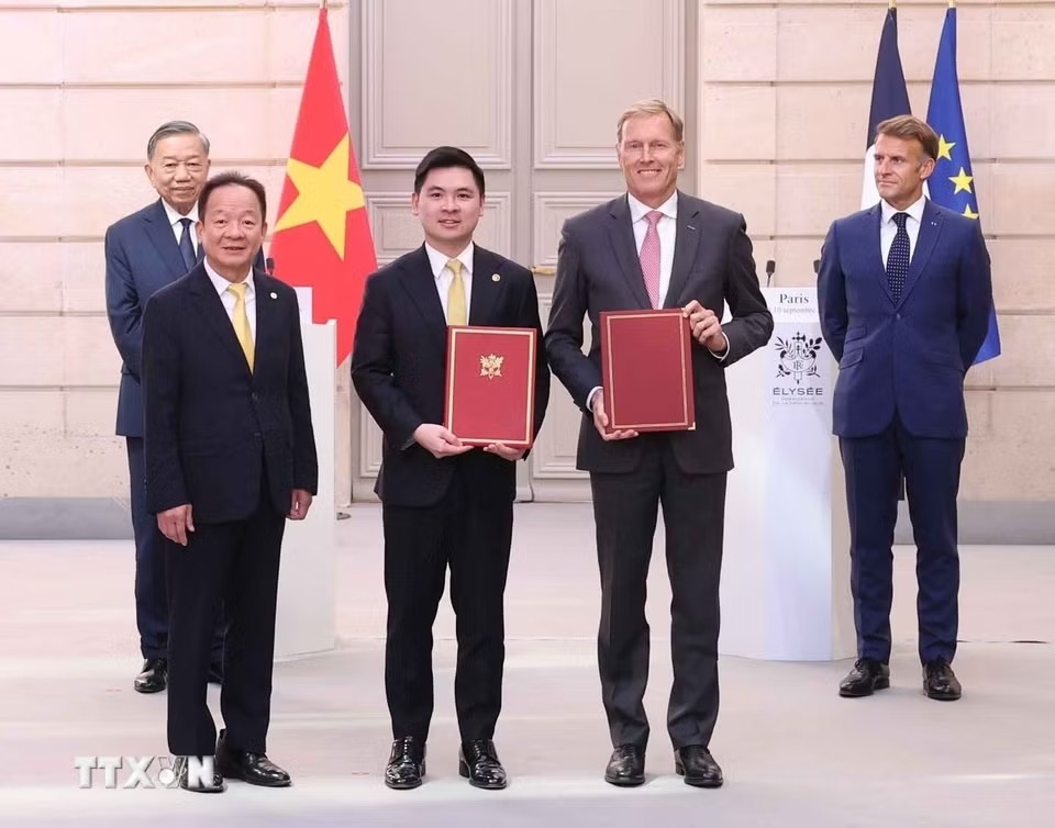 Việt Nam - Pháp tăng cường hợp tác trên nhiều lĩnh vực trọng yếu