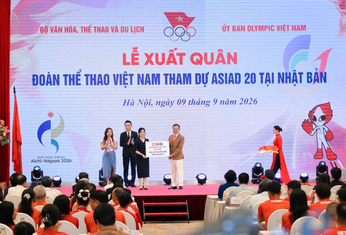 SHB tiếp sức Đoàn Thể thao Việt Nam chinh phục ASIAD 20
