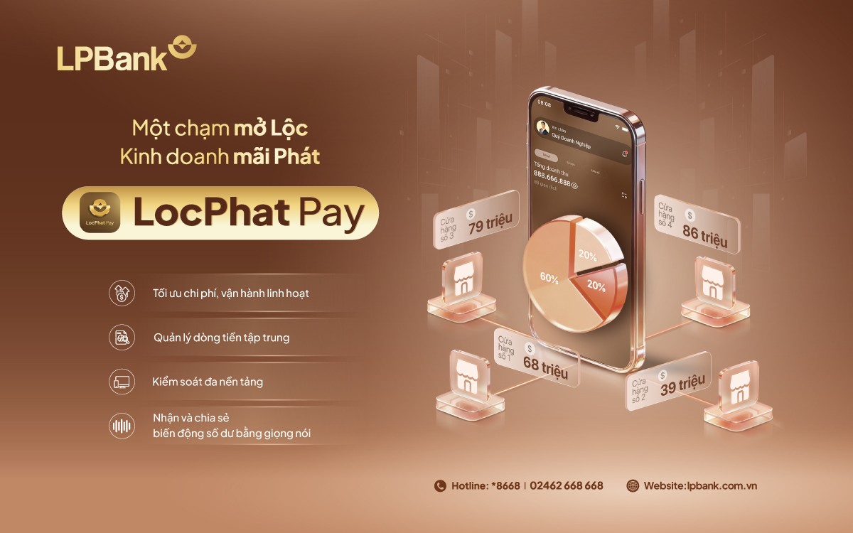 LocPhat Pay - Công cụ quản lý dòng tiền tối ưu, đồng hành cùng doanh nghiệp Việt